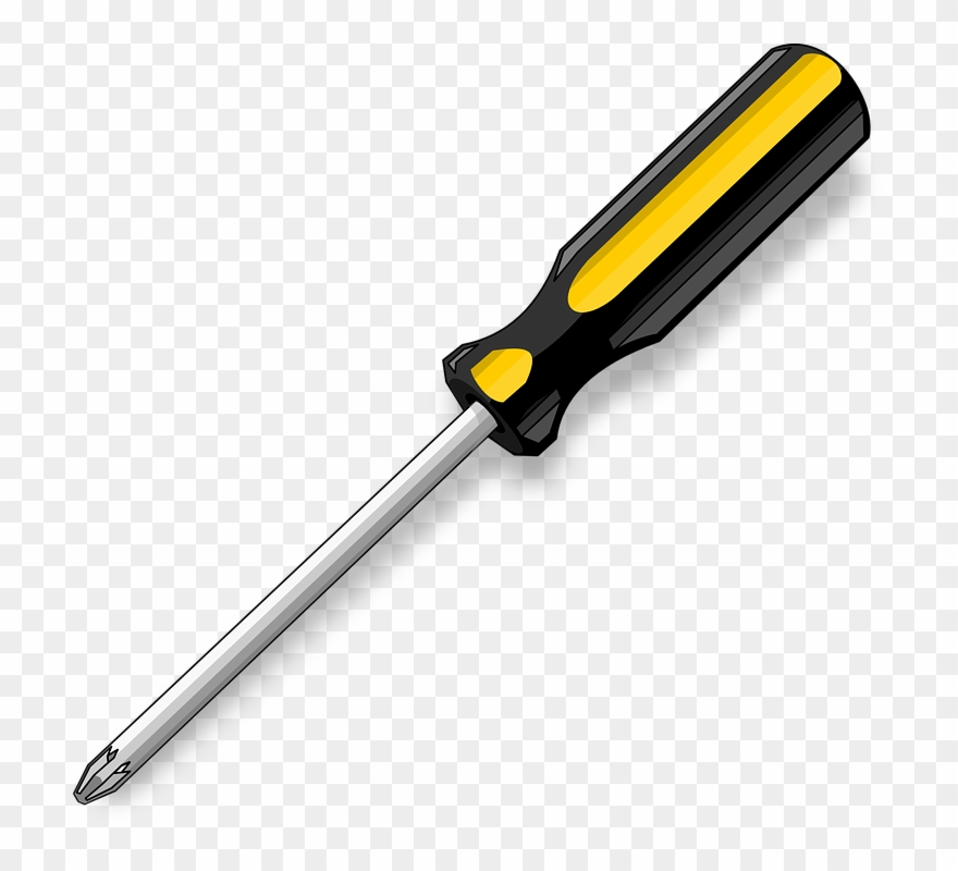 Screwdriver Clipart Hand Tool - Philips Head Screw Driver - Png Download
