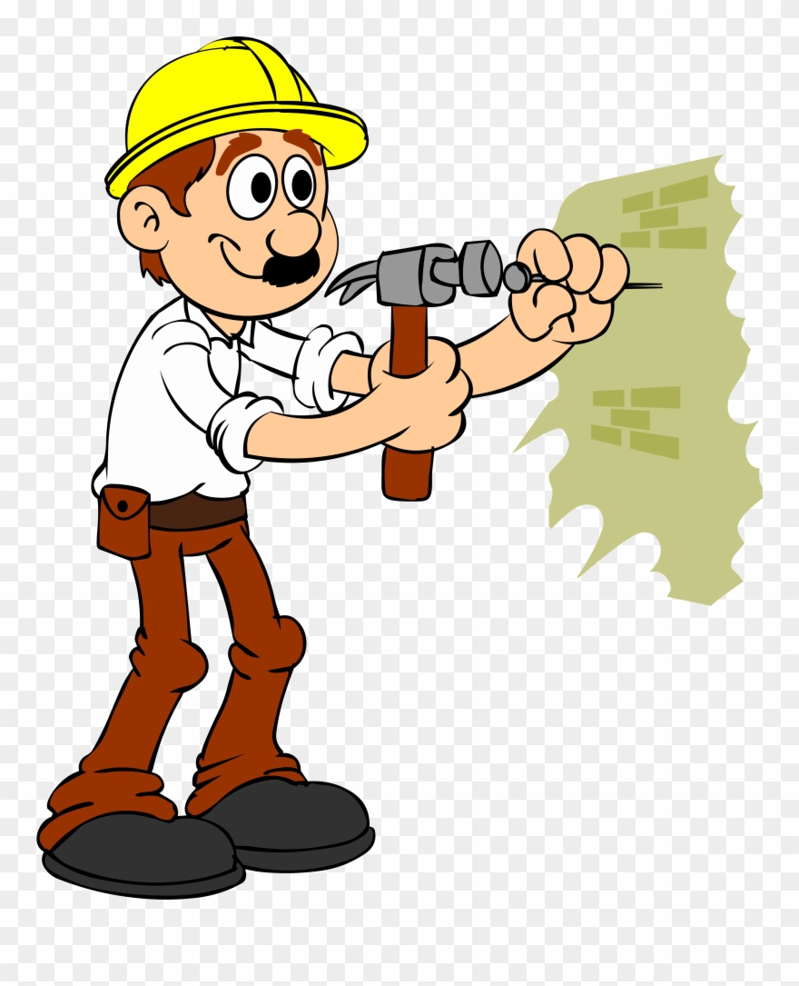 Handyman Business, House Builder, Specialty Contractor - Construction Clipart