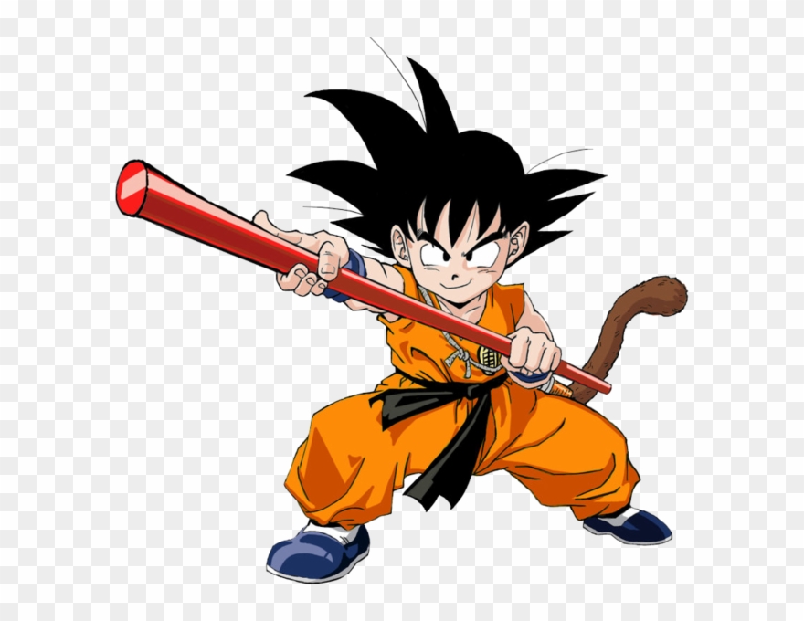 Goku Clipart Psd - Kid Goku White Background - Png Download