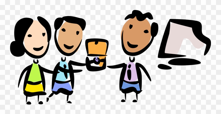 Vector Illustration Of Office Retirement Party With - Illustration Clipart