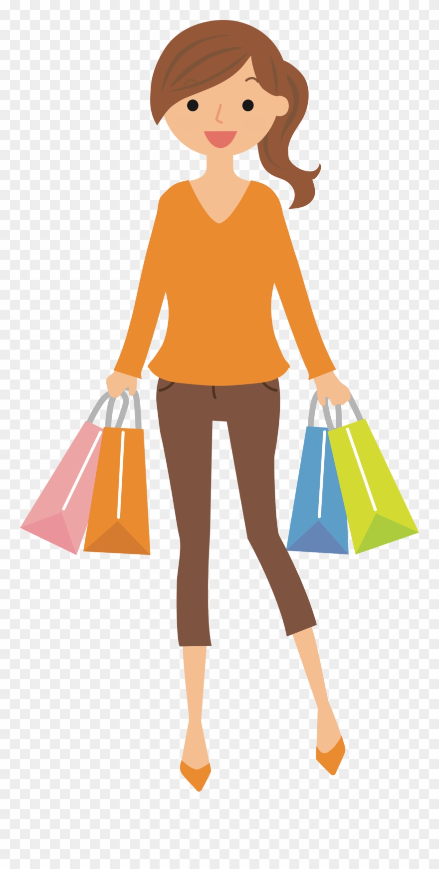 Female Shopper Big Image Png Free Shopper Transparent Background Clipart 108383 Pinclipart