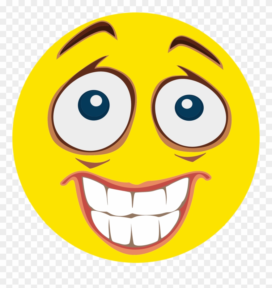Smiley Face Clipart - Nervous Face Clip Art - Png Download
