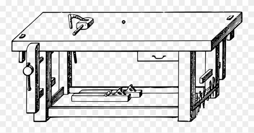 All Photo Png Clipart - Clip Art Work Bench Transparent Png