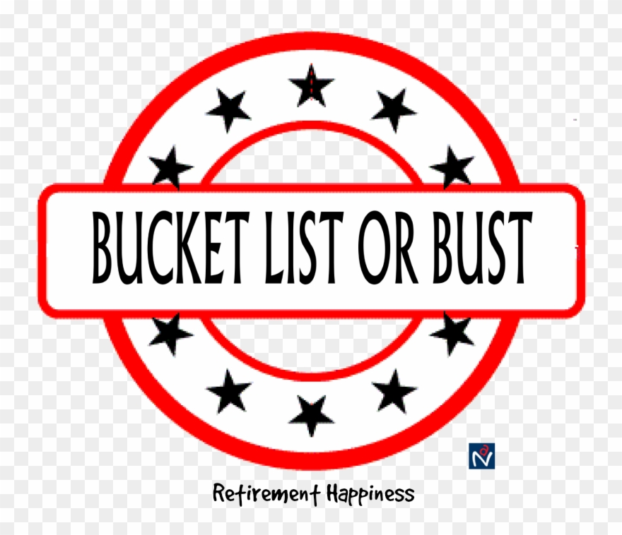 Bucket List Or Bust Mens T Shirt - Rubber Stamp Clipart