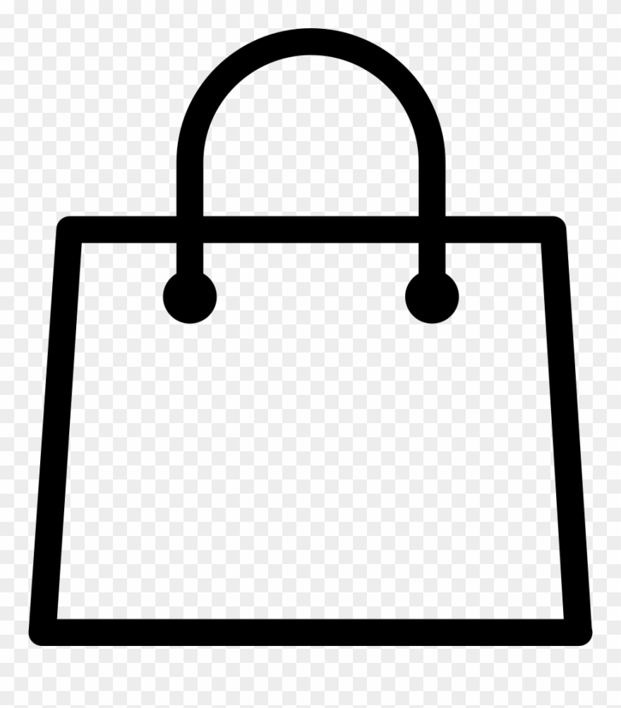 Free The White Shopping Bag Icon Download - Shopping Bag Icon Png Clipart