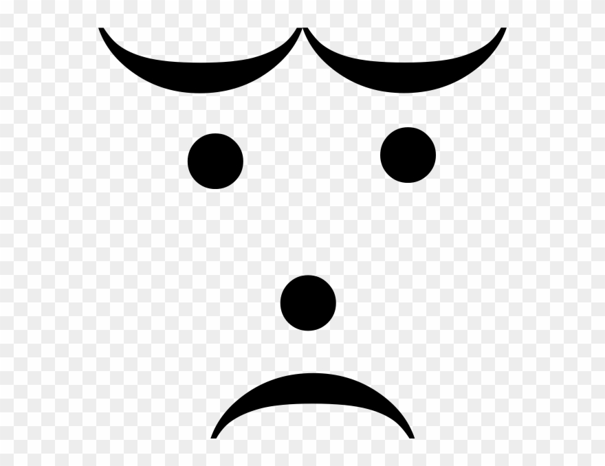Text Smiley Sad Melancholy Clip Art - Melancholy Clip Art - Png Download