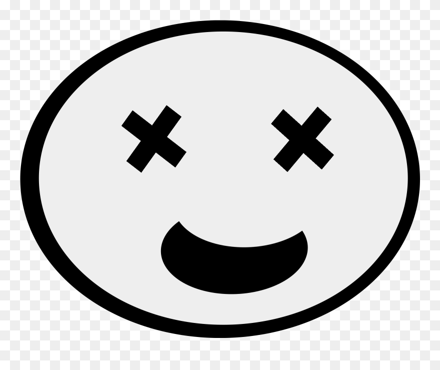 Free Funny Face - Drunk Face Vector Clipart