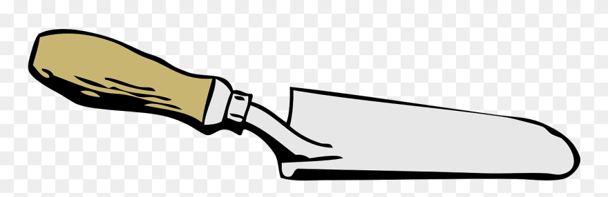 Hand Tool Trowel Garden Tool Spade - Trowel Clip Art - Png Download