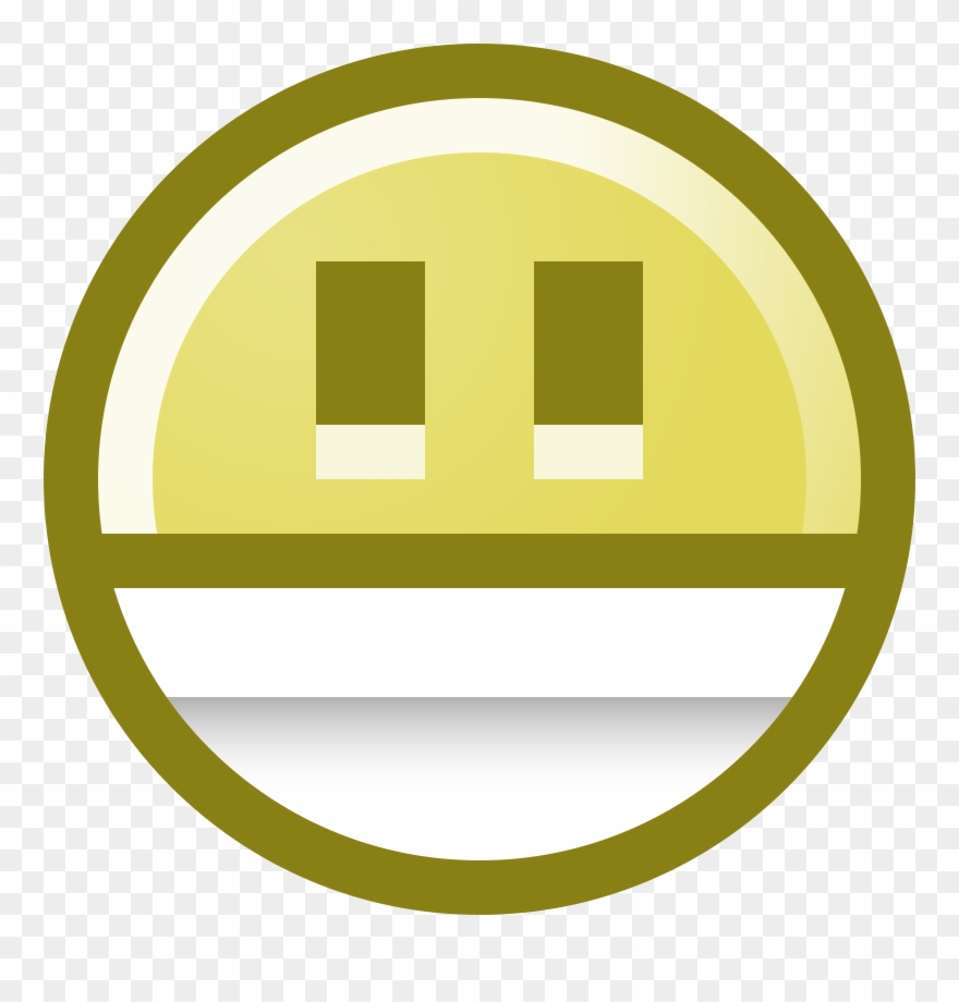 Free Big Grin Smiley Face Clip Art Illustration - Smiley Face Digital - Png Download