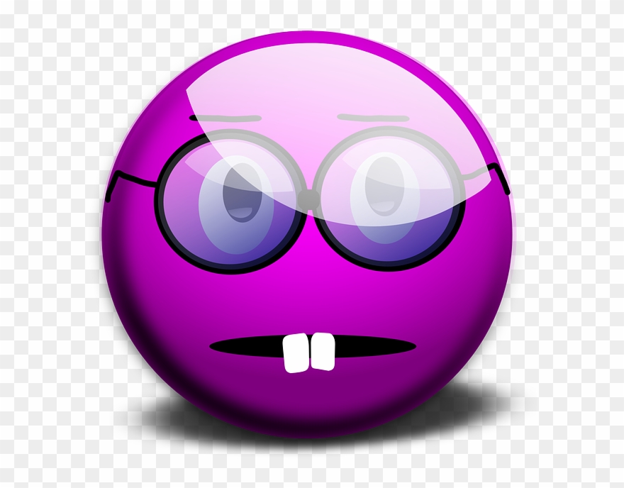 Purple Emoticon Clip Art - Red Sad Face Emoji - Png Download