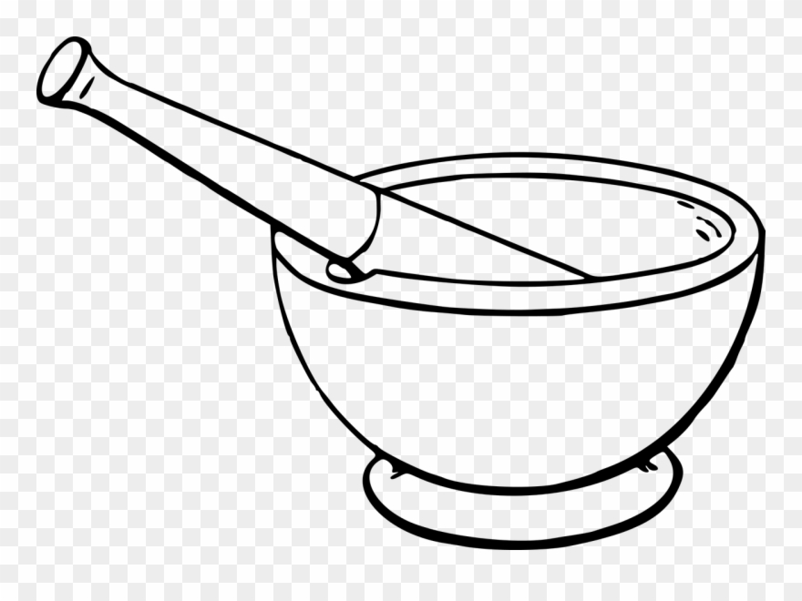All Photo Png Clipart - Mortar And Pestle Drawing Transparent Png