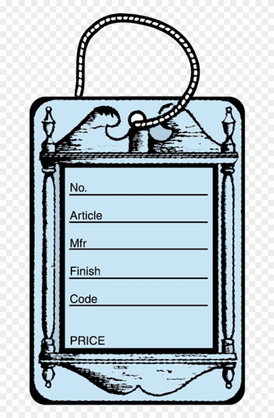 Lt Blue Furniture Box Of Front - Blue Clipart