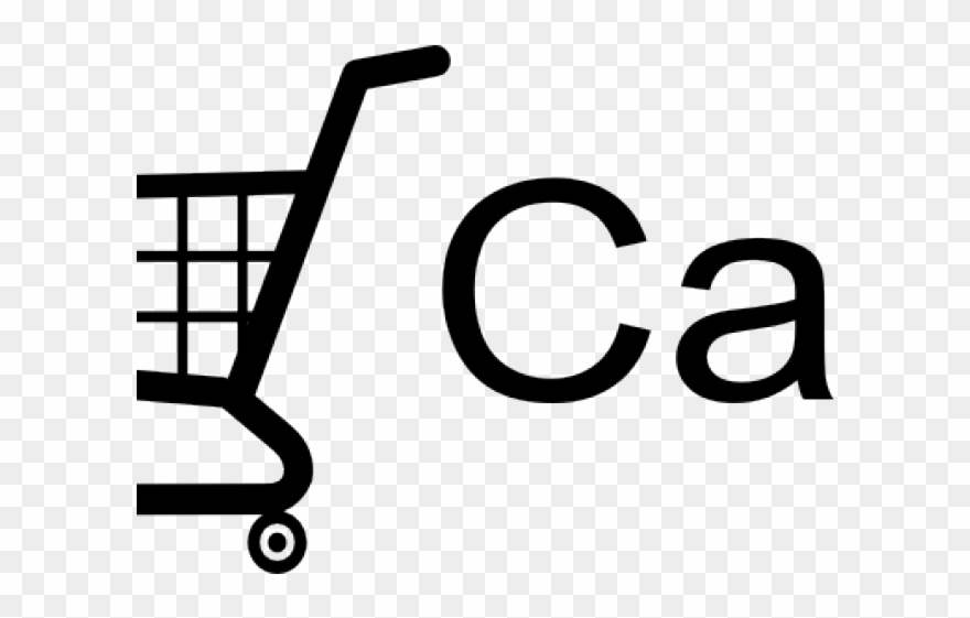 Shopping Clipart Shopping Cart - Shopping Cart Line Art - Png Download