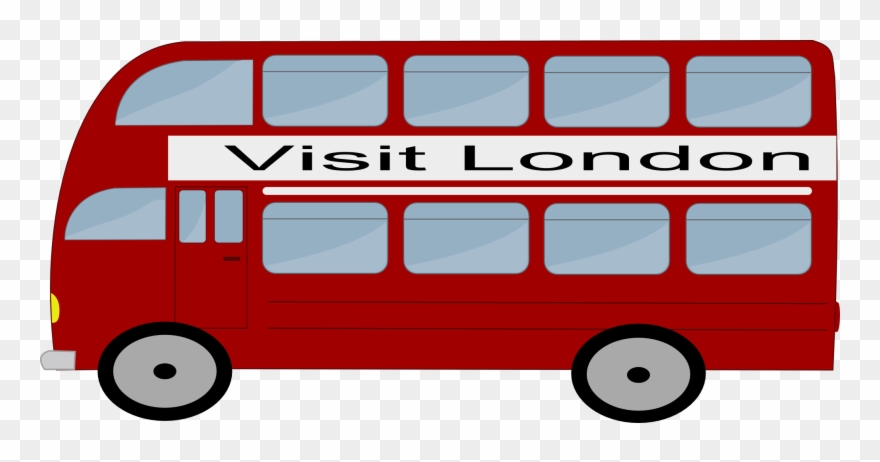 Bus London Animasi Clipart