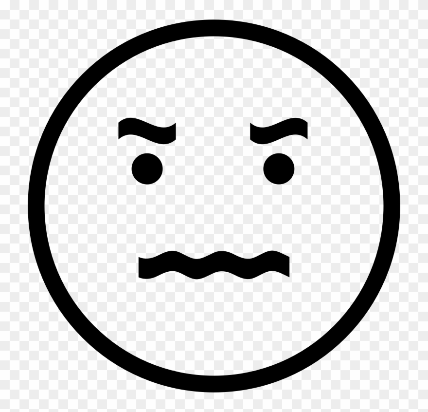 Smiley Computer Icons Emoticon Annoyance Face - Neutral Face Clip Art - Png Download