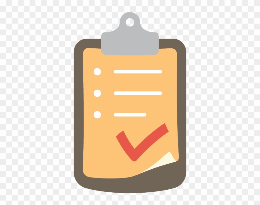 Clipboard With Checklist For Those Preparing For Retirement - Illustration - Png Download