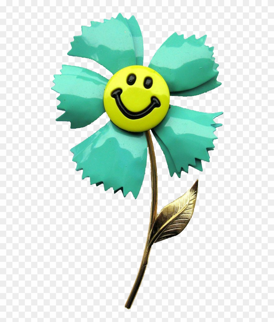 Smiley - Flower For Face Clipart