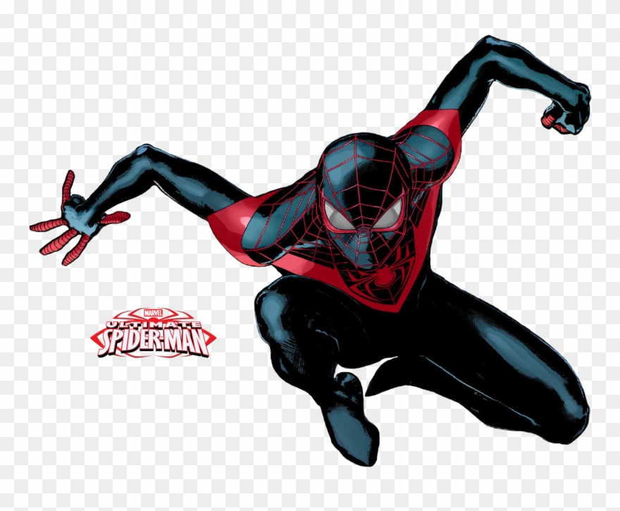 Spider Man Clipart Ultimate Spiderman - Spiderman Ultimate Miles Morales - Png Download
