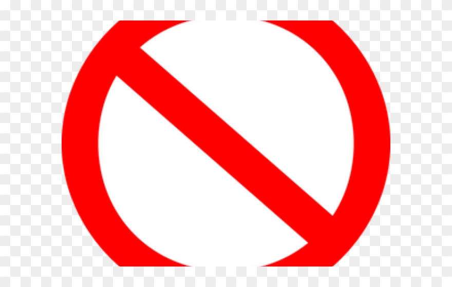 Shopping Clipart Symbol - Transparent Dont Sign - Png Download