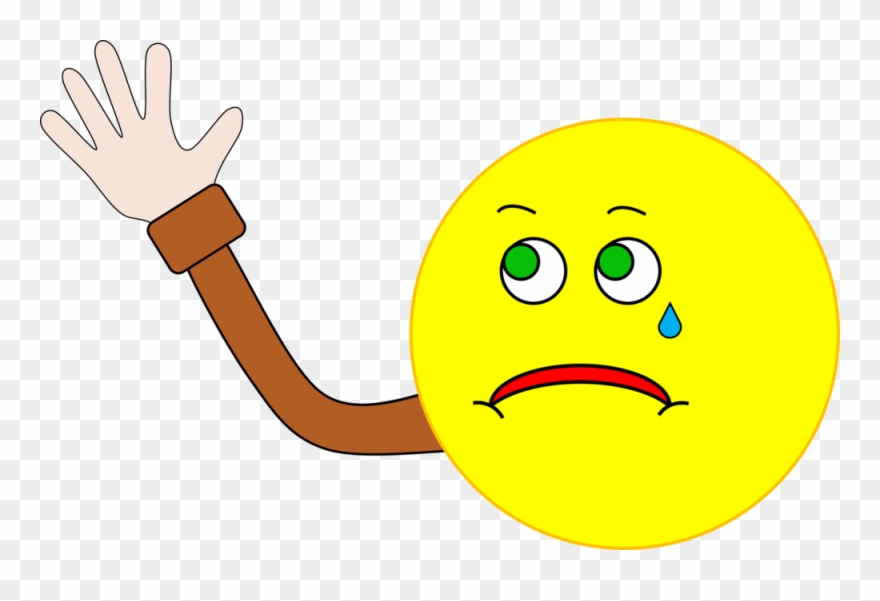 Free Download Smiley Face Clip Arts - Smiley Face Waving Bye - Png Download