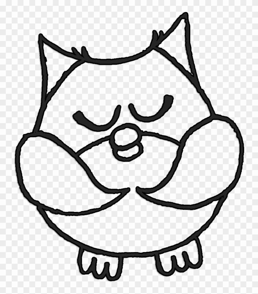 Happy Face Clipart - Owl - Png Download