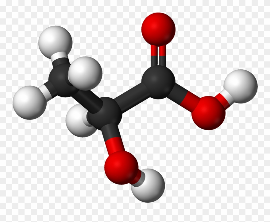 L-lysine Hydrochloride - Lactic Acid 3d Structure Clipart