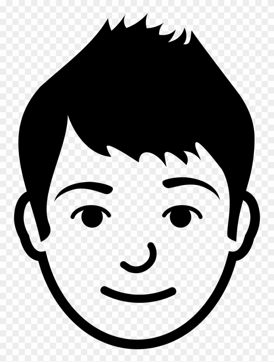 Brother Face Clipart Black And White - Brother Clipart Black And White - Png Download