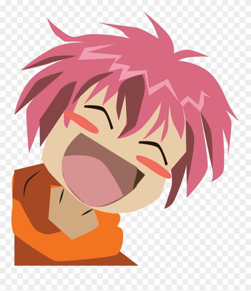 Smile Computer Icons Laughter Digital Media User - Anime Boy Happy Png Clipart