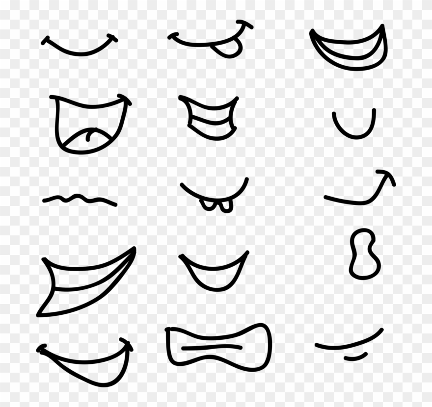 Smile Clipart Smile Clip Art - Man Mouth Vector Png Transparent Png