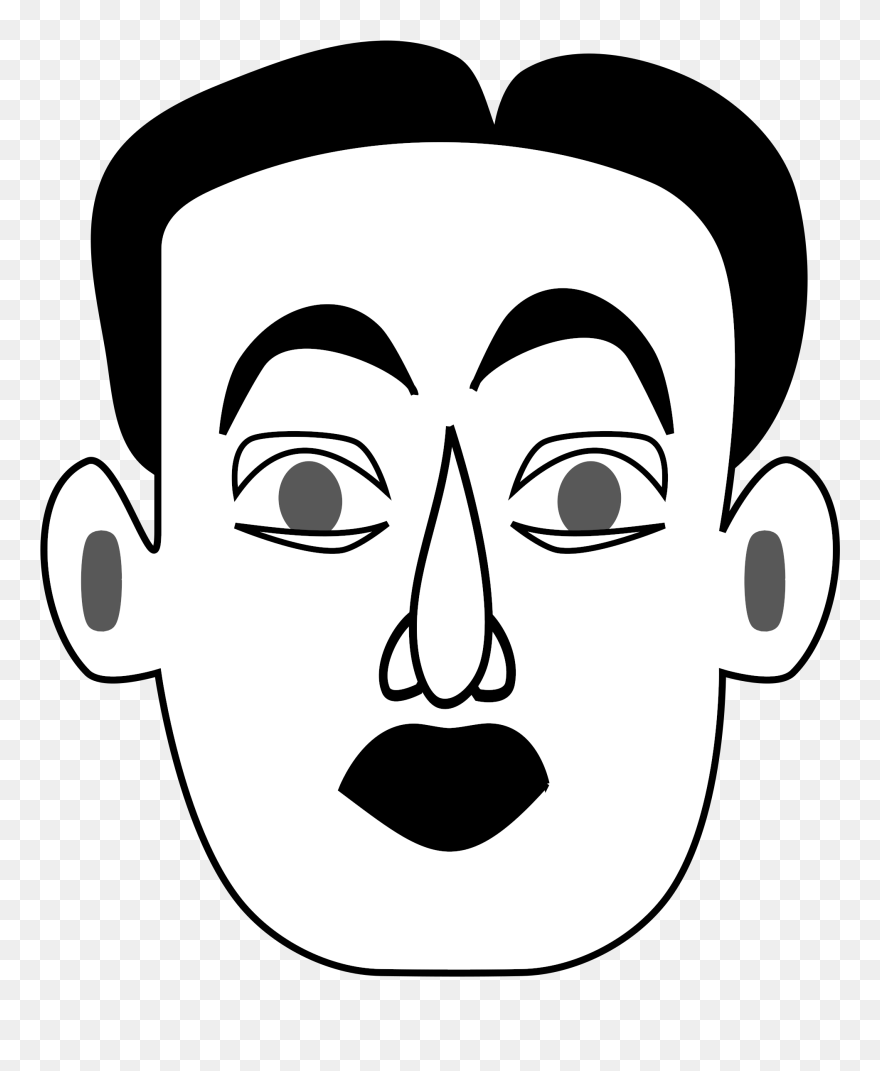 All Photo Png Clipart - Surprise Face Clipart Black And White Transparent Png