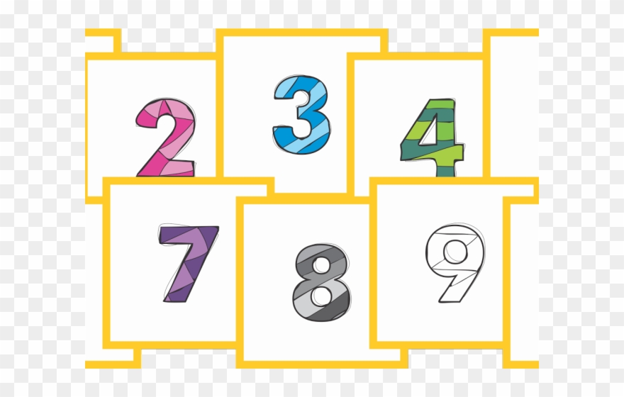 Match Clipart Number Card - Png Download