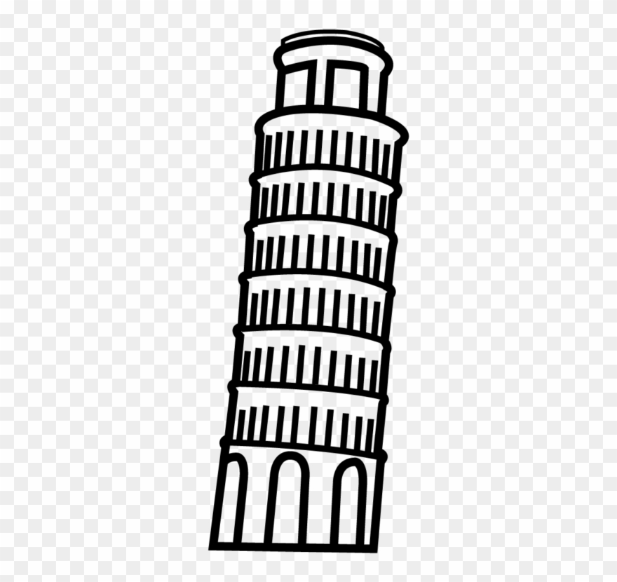 Pisa Leaning Tower - My Icon Story Ltd Clipart
