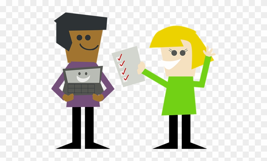 Clipart Royalty Free Stock Contract Clipart Unimportant - Peer Assessment Cartoon - Png Download