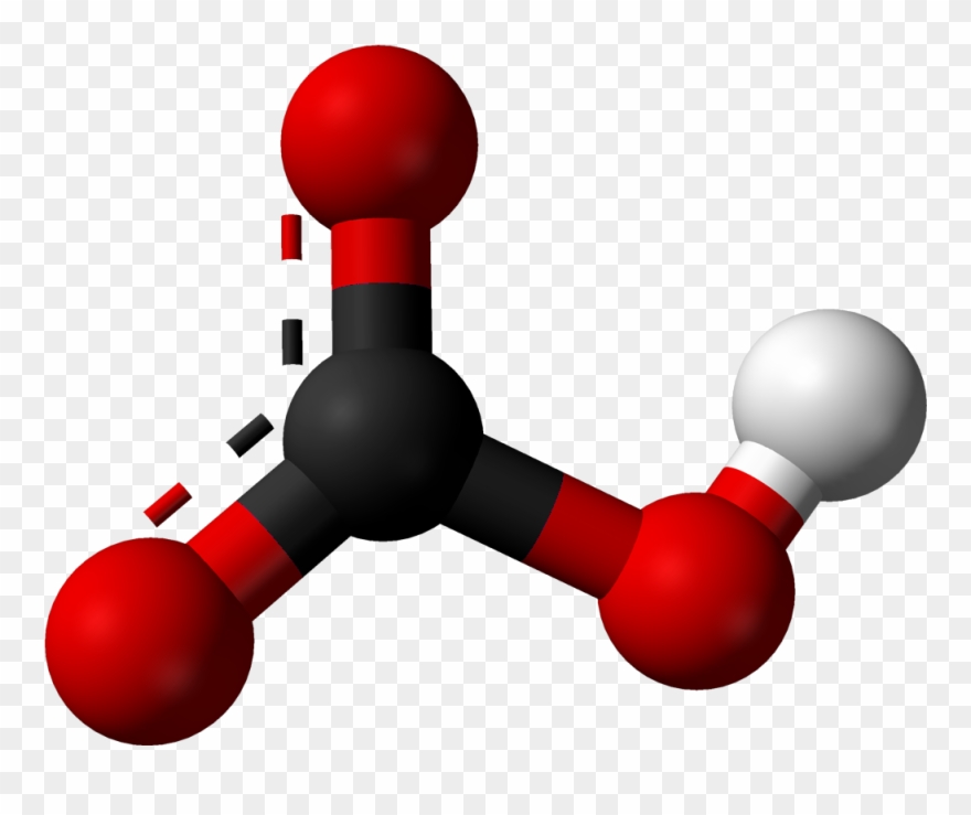 Bicarbonate Ion 3d Balls - Sodium Hydrogen Carbonate Molecule Clipart