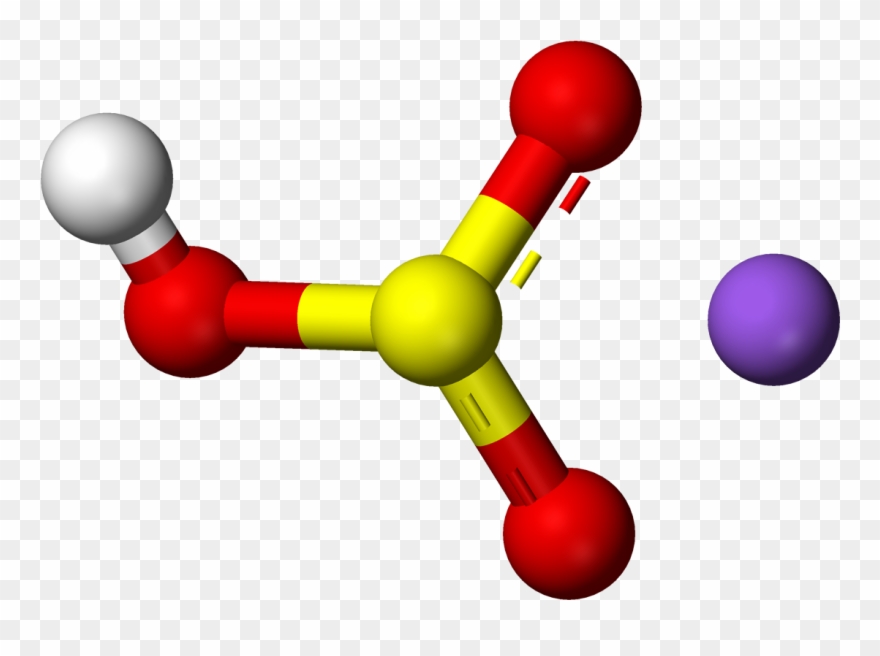 Baking Soda Picture Credit - Sodium Bicarbonate Ball And Stick Model Clipart