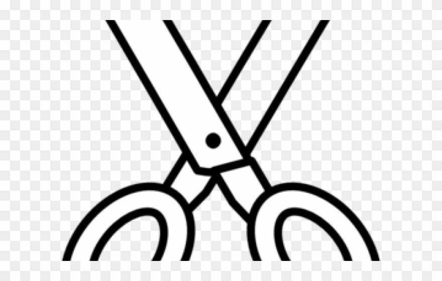 Scissor Clipart Outline - Png Scissors For Coloring Transparent Png