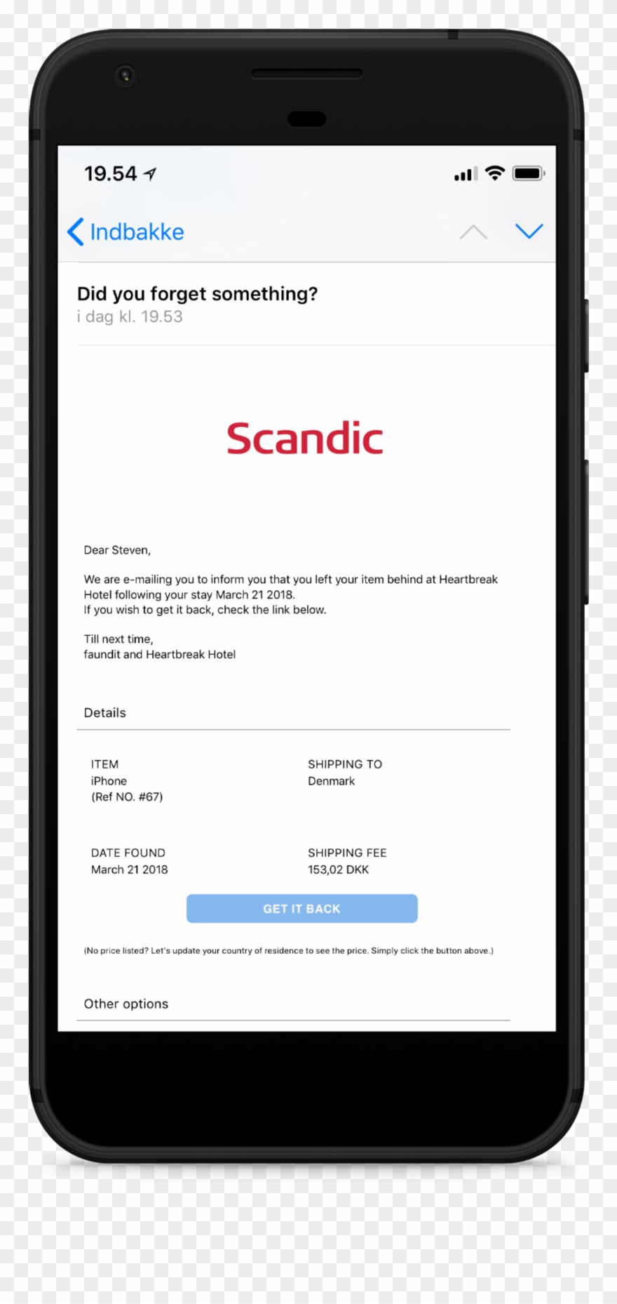 Faundit Save Time On And Found - Booking Confirmation Text Template Clipart