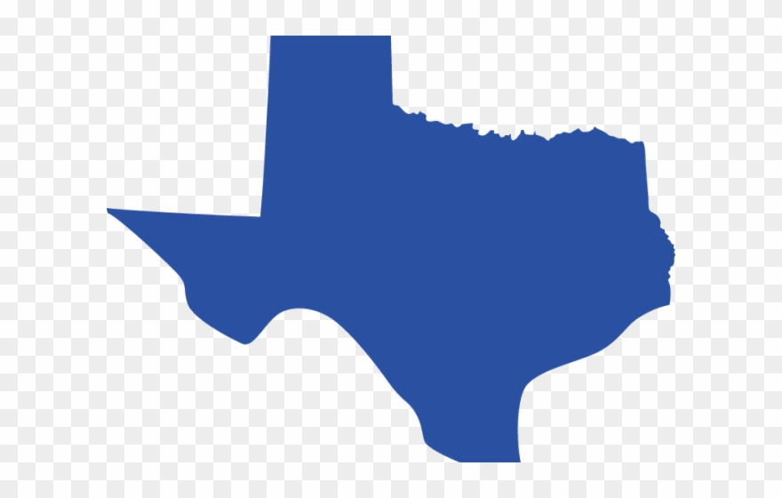 Map Clipart Texas - Texas Map Clip Art - Png Download