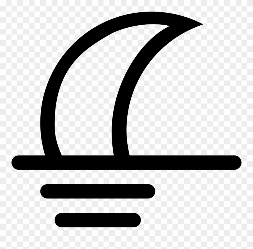 At Night Weather Svg Png Icon Free - Noite Simbolo Clipart