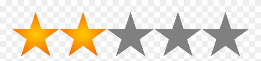 Difficulty, Normal - 2 Stars Clipart