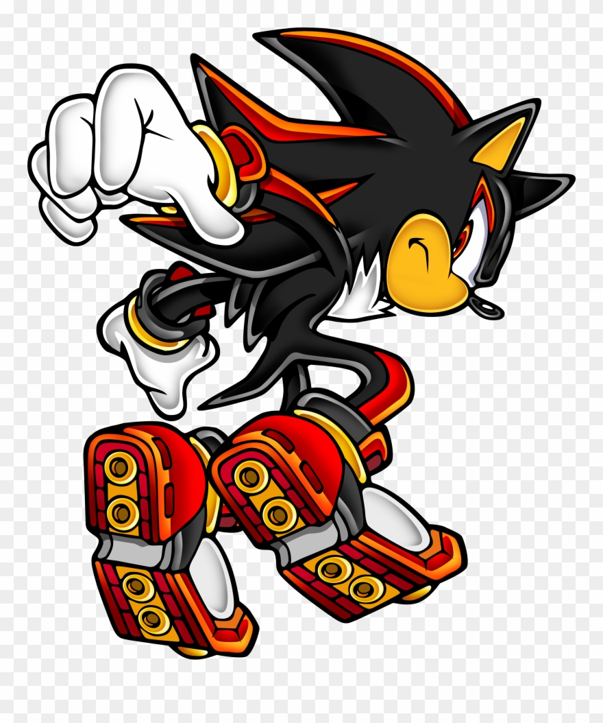 Sonic The Hedgehog Clipart Red - Shadow The Hedgehog Esp Guitar - Png Download