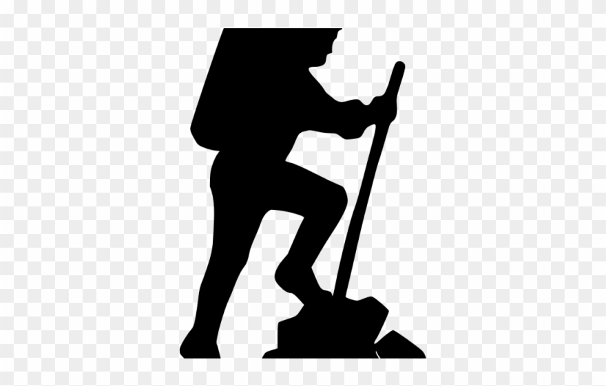 Adventure Clipart Silhouette - Hiker Icon - Png Download