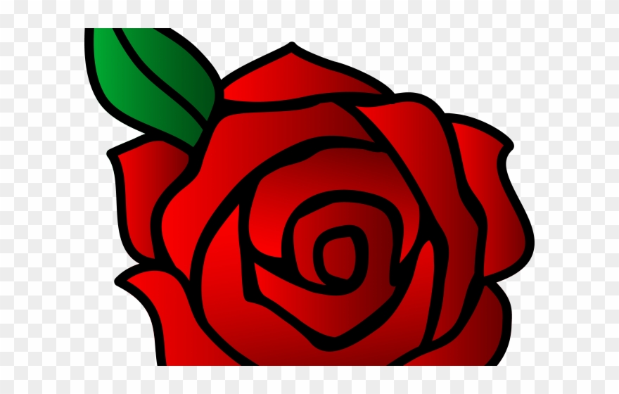 Red Rose Clipart Buds - Rose Hart - Png Download