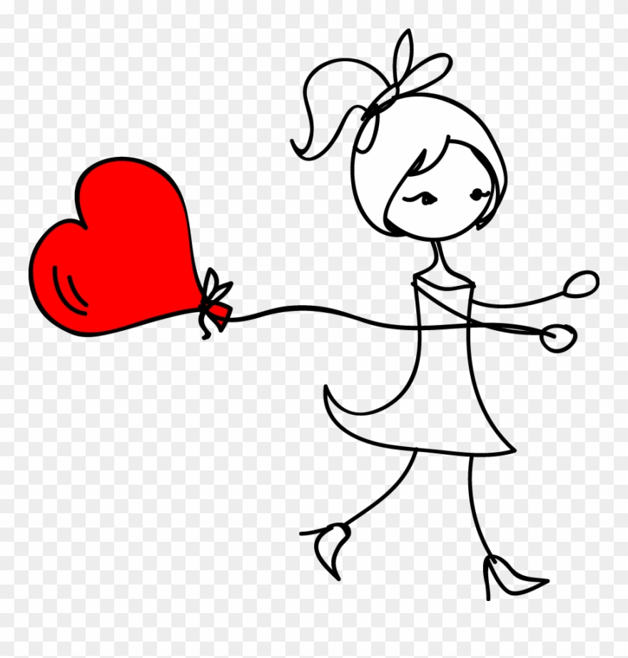 Clipart Socks Lost Sock - Muñecos Palito San Valentin - Png Download