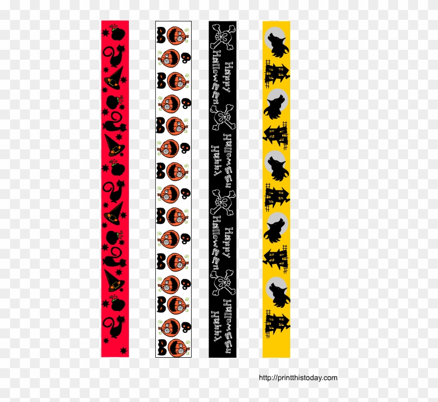 Halloween Washi Tapes Clipart