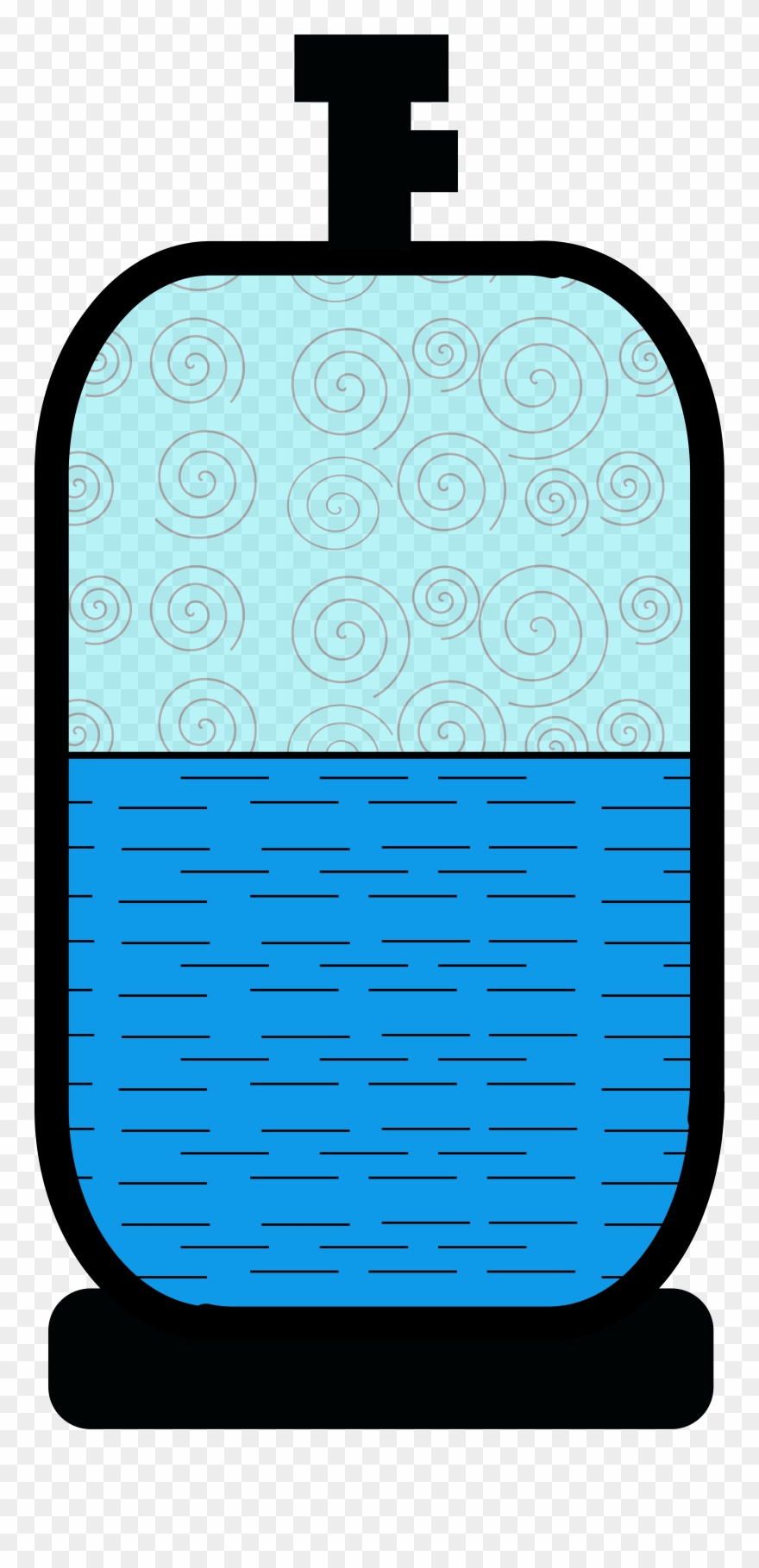 Big Image - Transparent Gas Cylinder Clipart