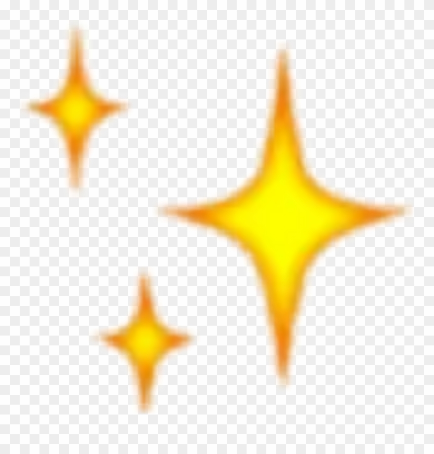 Shine Gold Yellow Sticker Aesthetic Tumblr Emot Png - Orange Aesthetic Png Clipart