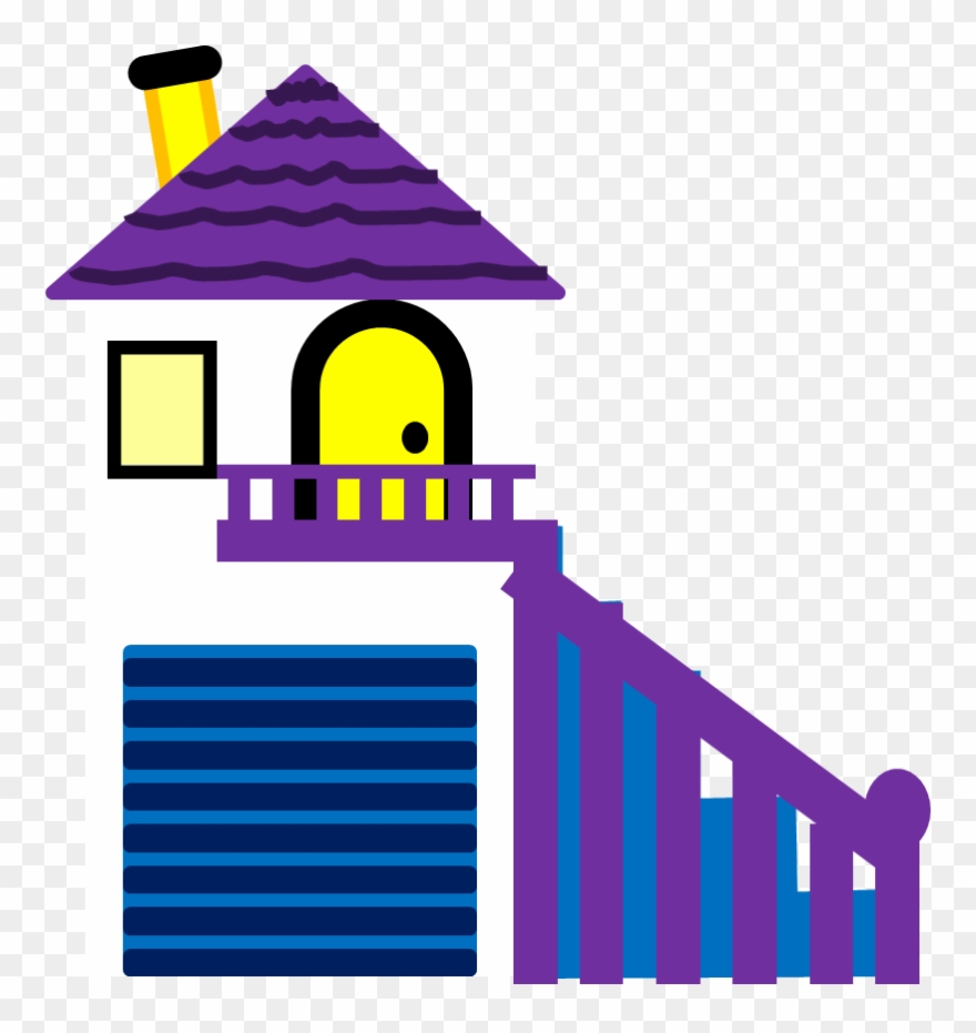 Periwinkles House And Maria's House Spots Clues - Blues Clues Periwinkle House Clipart