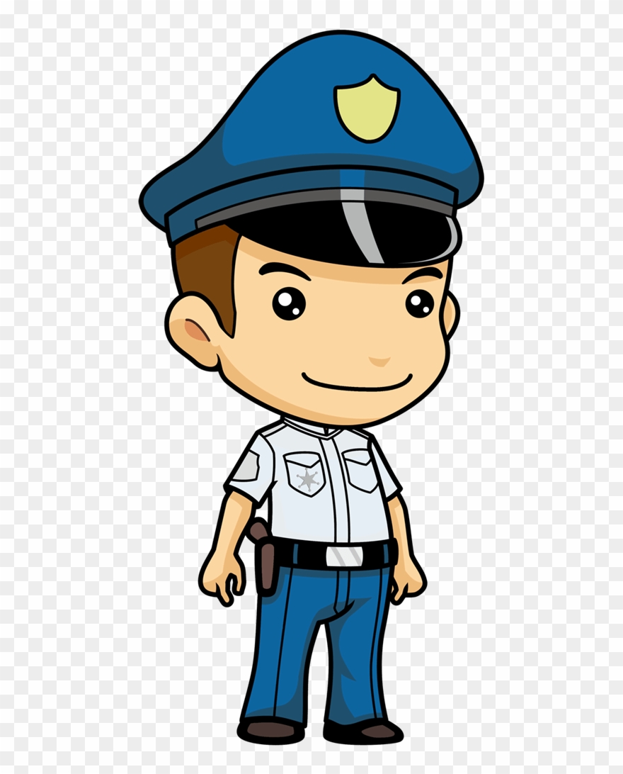 Cute Police Clipart - Police Officer Clipart Png Transparent Png