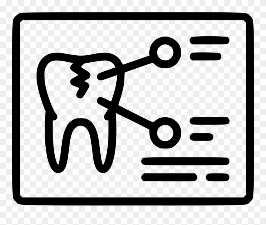 Tomography Xray Tooth Medicine - Icon Clipart
